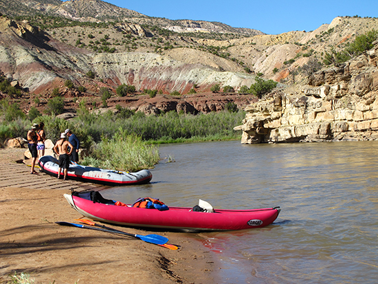 Photograph of Rafters on the Rio Chama